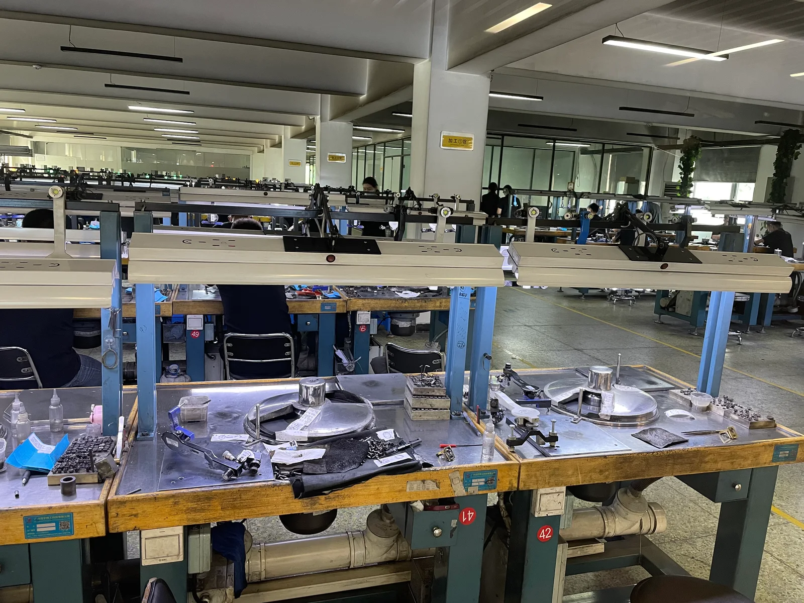 Photograph of partner cutting workshop
